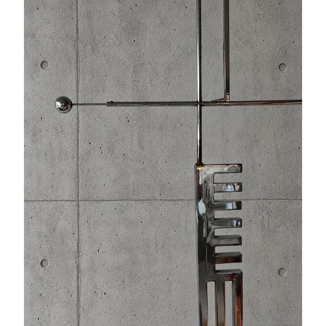 Chrome Kinetic Wind Catcher Sculpture, 1970s For Sale - Image 9 of 10