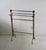 1970s Vintage Victorian-Style Brass Towel Blanket Comforter Rack Stand For Sale - Image 5 of 15