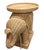Vintage Natural Wicker and Rattan Elephant Accent Side Table With Tray Top For Sale In West Palm - Image 6 of 12