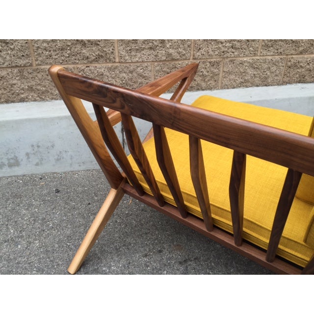 MidCentury Walnut "Z" Sofa Chairish