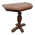 1940s Ornate Wooden Accent Table, Victorian Style Plant Stand, Small Entryway Pedestal For Sale