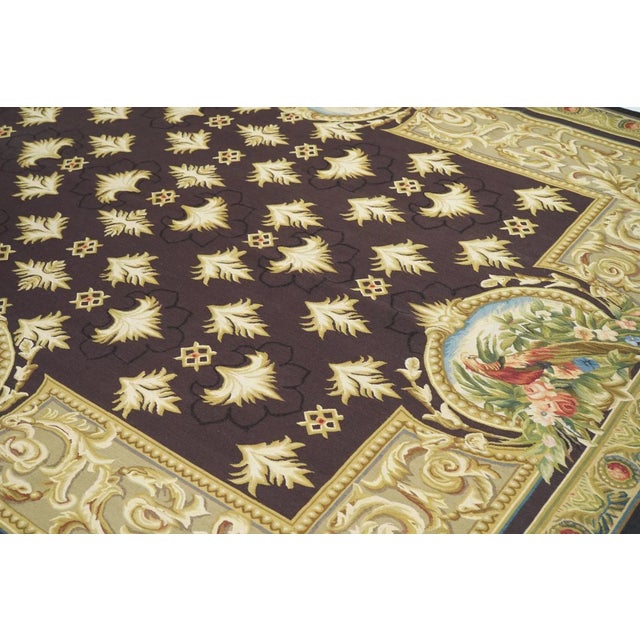 Aubusson Rug 7'11'' x 10'3'' For Sale - Image 4 of 7
