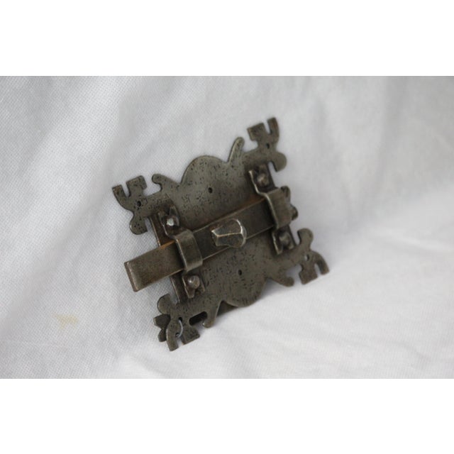 Wrought Iron Door Lock, 1950s For Sale - Image 14 of 18