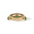 Vintage-Style 2.18ct Oval Emerald & Diamond Double Band Ring in 14k Gold Size 6 For Sale - Image 10 of 18