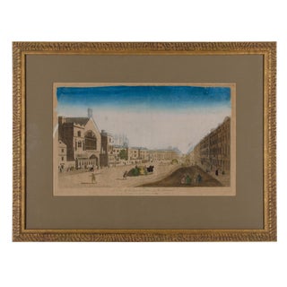 1766 Georgian Print, A View of the Grand Palace of Westminster, Vue D’optique, For Sale