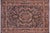 Red Shabby Chic Tamour Pak-Persian Blue/Red Wool Rug - 10'2'' X 14'1'' For Sale - Image 8 of 8
