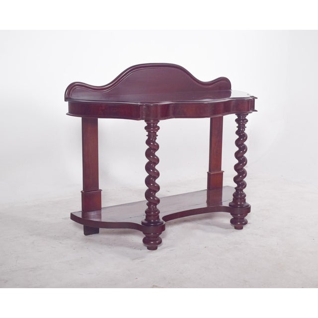 Antique Mahogany Console Table For Sale - Image 6 of 13