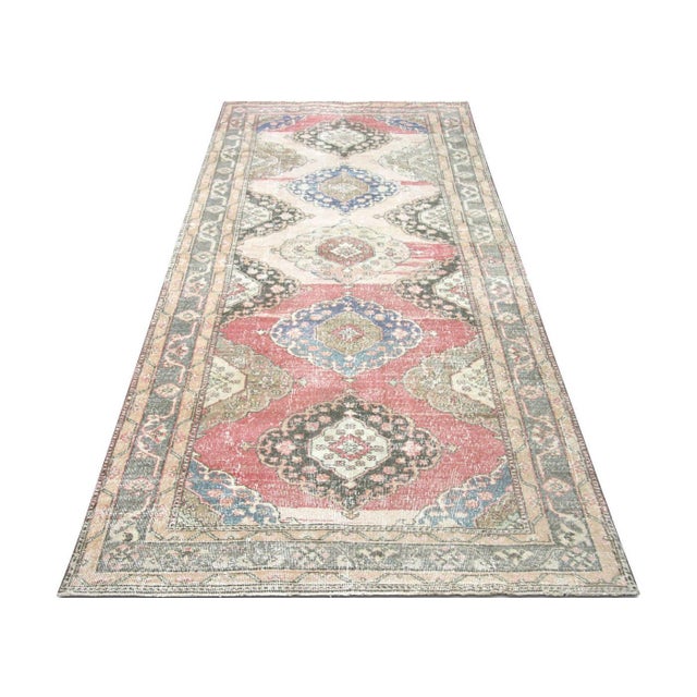 1960s Turkish Oushak Rug For Sale In Los Angeles - Image 6 of 6