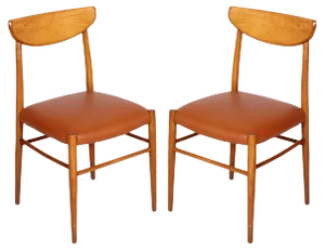 Set of Italian Side Chairs, 1950s