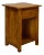 Crafters and Weavers Mission Solid Quarter Sawn Oak 1 Drawer End Table - Michael's Cherry For Sale