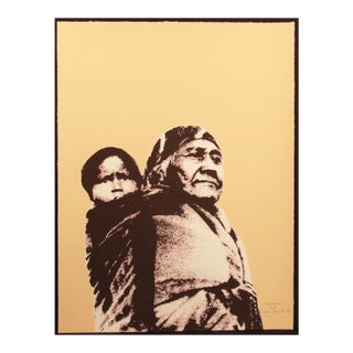 Ward Churchill "Generations" Hand Signed Fine Art Serigraph 1983 31/50 For Sale