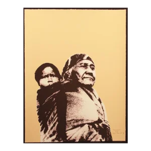 Ward Churchill "Generations" Hand Signed Fine Art Serigraph 1983 31/50