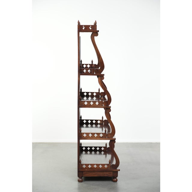 Antique English Wooden Bookcase, 1900s For Sale - Image 3 of 13