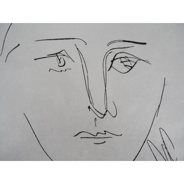 Pablo Picasso After Pablo Picasso, Face for Roby, 1950, Engraving For Sale - Image 4 of 7