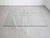 PostModern Attributed to Jeffrey Bigelow 1990s Square Beveled Glass Dining Table With Lucite Base For Sale In Las Vegas - Image 6 of 8