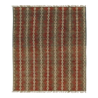 Rug & Kilim’s Modern Rug with Beige-brown Geometric Patterns - 13x18 For Sale