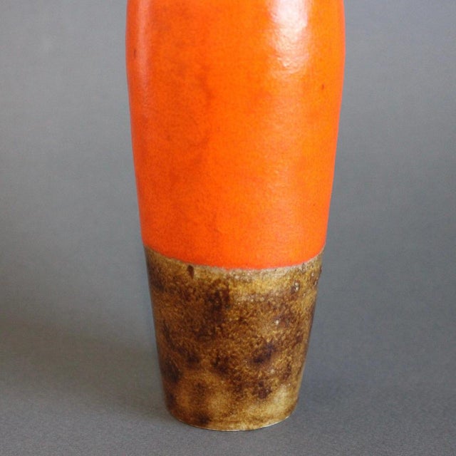1950s Mid-Century Italian Ceramic Vase by Guido Gambone For Sale - Image 5 of 14