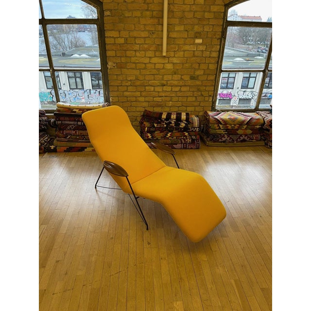 Orange Chaise Lounge by Carlo Hauner & Martin Eisler for Forma, 1950s For Sale - Image 8 of 10