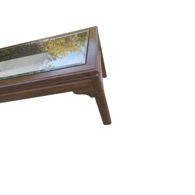 Ethan Allen Vintage Canova Collection Coffee Table Campaign Style Solid Cherry For Sale In Philadelphia - Image 6 of 16