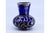 Metal Blue Glass Jar with Islamic Style Silver Cut For Sale - Image 7 of 8