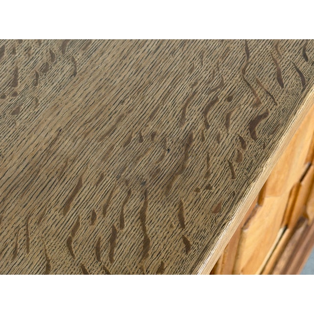 Scandinavian Modern Oak Two-Door Cabinet by Henning Kjærnulf, 1960s For Sale - Image 8 of 13