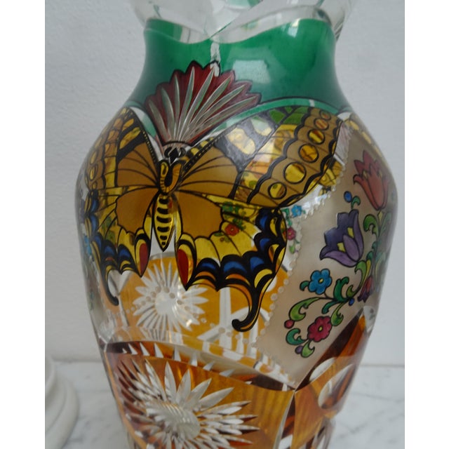 Czech Art Nouveau Bohemian Haida Vase attributed to H. Pautsch, 1890s For Sale - Image 14 of 18