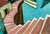 Marc Zimmerman "Nuevo Vallarta" Oil Painting, Mexican Coastal Village, Pink Tower, Teal Architecture, Contemporary Art West Coast For Sale In Monterey, CA - Image 6 of 9