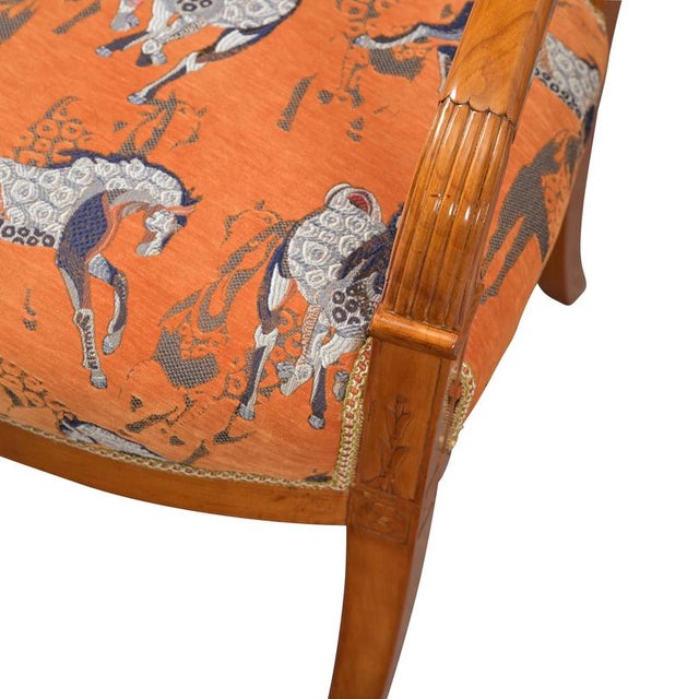Seating Set in Cherry Wood, France, 1810s, Set of 5 For Sale - Image 11 of 13