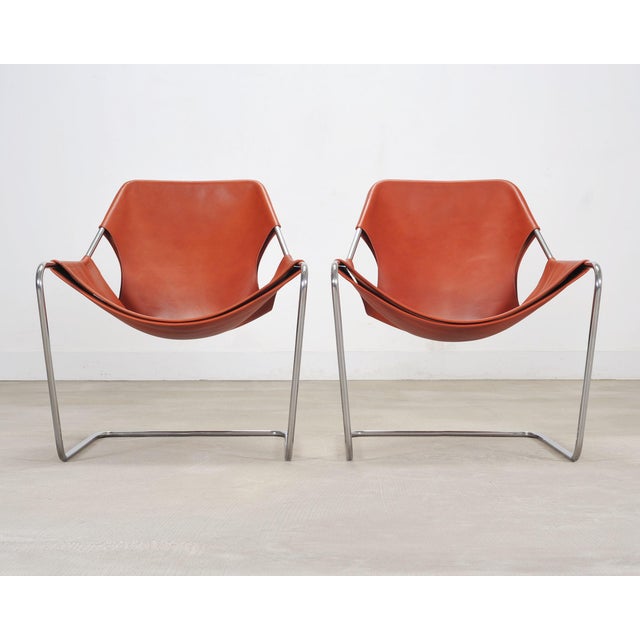 Mid-Century Modern Pair of Paulistano Armchairs by Paulo Mendes Da Rocha for Objekto For Sale - Image 3 of 18