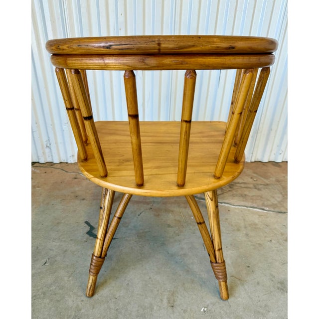 Mid 20th Century Vintage Heywood Wakefield Ashcraft Line Captains Chairs – Set of 2 For Sale - Image 5 of 12