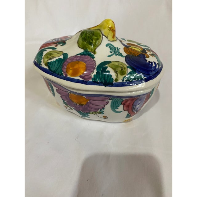 1990s Greek Pottery Lidded Bowl For Sale - Image 6 of 8