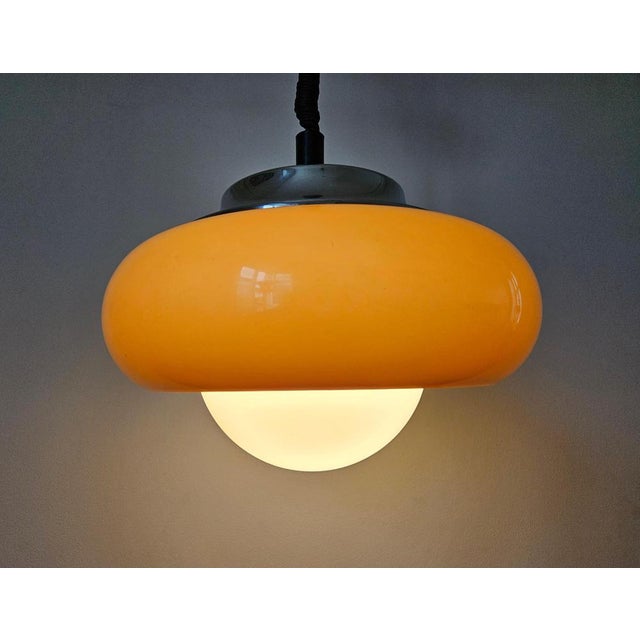 Mid-Century Space Age Pendant by Guzzini for Meblo, Italy, 1970s For Sale - Image 12 of 15