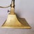 Art Nouveau Flexible Brass Goose Neck and Glass Table Lamp, 1950s For Sale - Image 9 of 13