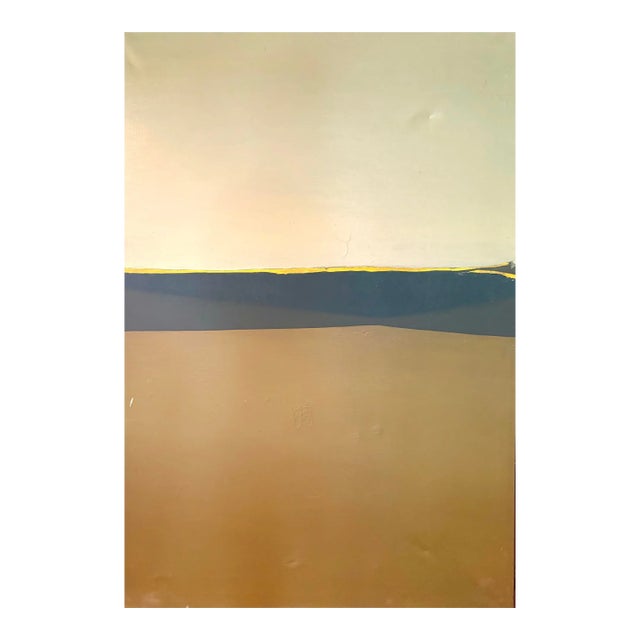 Barbara Beck 1966 Abstract Oil Painting on Canvas - Signed/Dated/Unframed For Sale