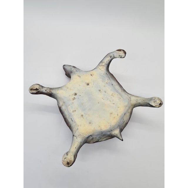 Turtle Figurine in Natural Leather, 1960s-1970s For Sale - Image 11 of 14
