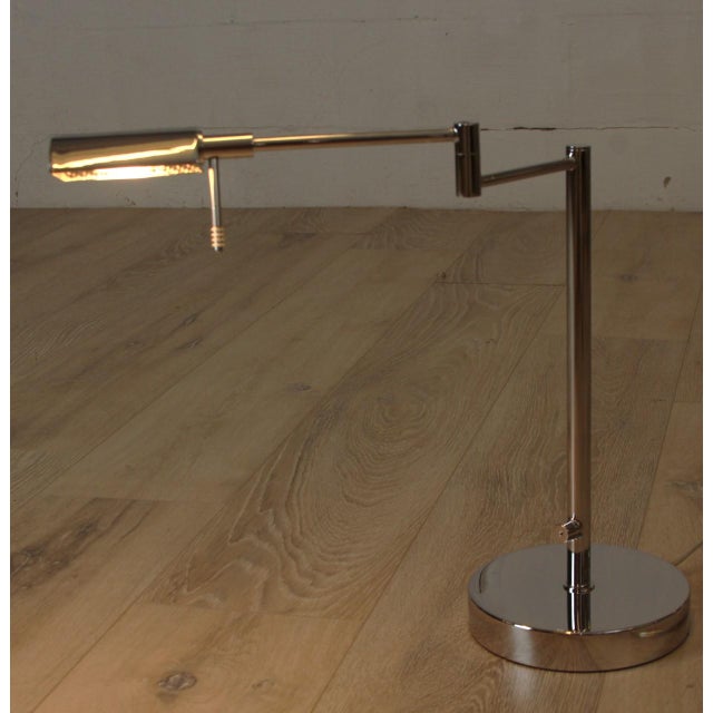 Contemporary Robert Sonneman "A Way of Light" Swing Arm Modern Desk Lamp For Sale - Image 3 of 8