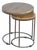 Industrial Solid Wood Nesting Stools (2 Pcs) For Sale