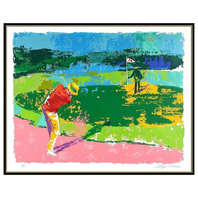 Abstract Expressionism Late 20th Century Chipping on, LeRoy Neiman For Sale - Image 3 of 6