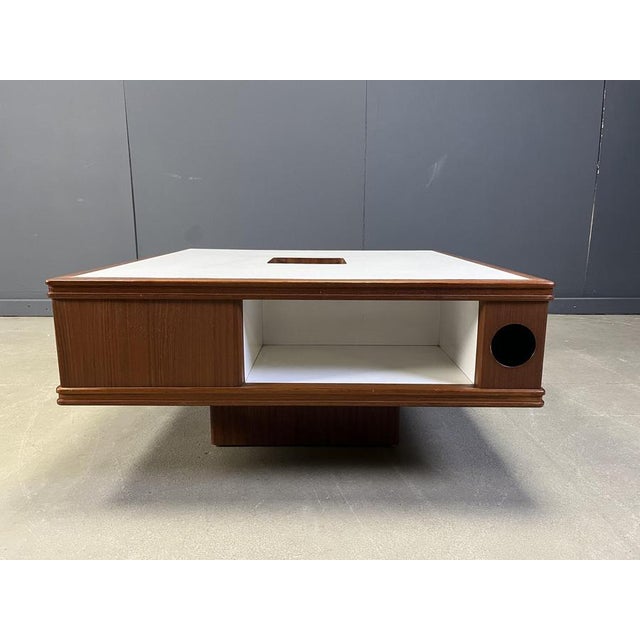 Space Age Wooden Bar Coffee Table, 1960s For Sale - Image 6 of 15