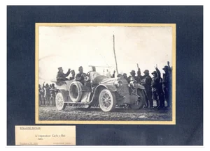 Pietro de Cian, Emperor Charles I of Austria in Belluno, Silver Bromide Photographic Print, 1918