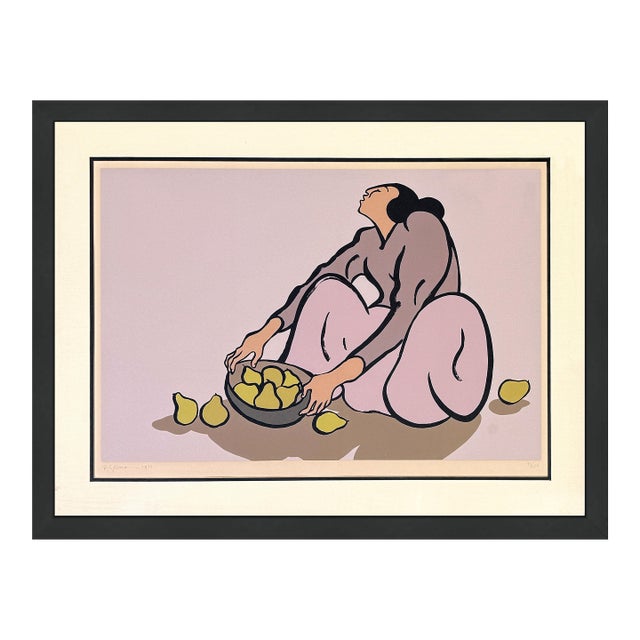 r.c. Gorman, Cocheta (State I), Large Hand Signed Lithograph, Edition of 150, Framed, 1979 For Sale