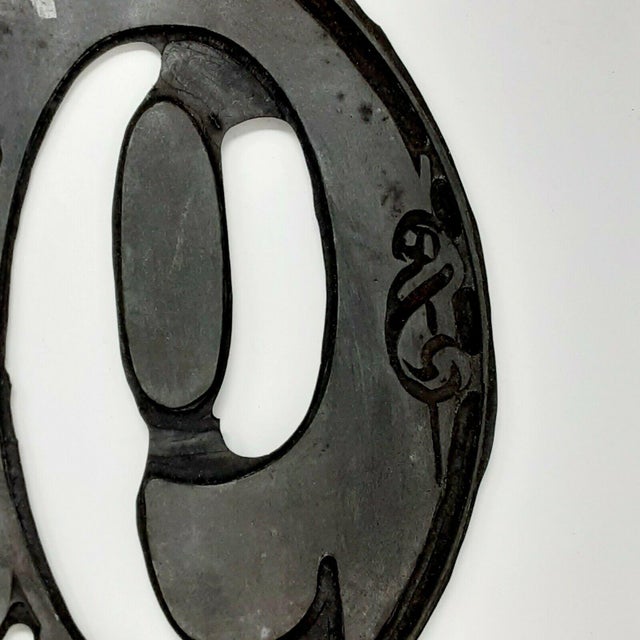 Antique Rustic Metal Printing Plate Country Store Pricing Large Print Block Marked $99 For Sale - Image 4 of 8