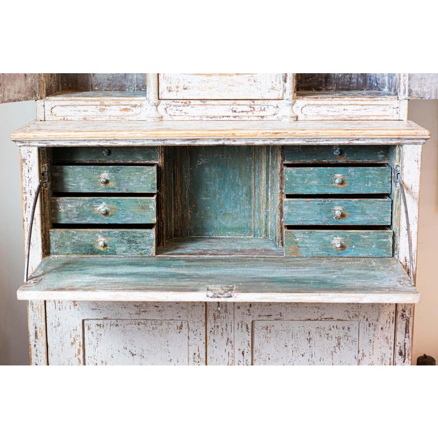 19th Century Swedish Clock Secretary Circa 1820 For Sale - Image 12 of 12