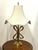 Brass & Fabric Shade Table Lamp, in Very Good conditions. Designed 1970 to 1979 European Plug (up to 250V).The wiring of...