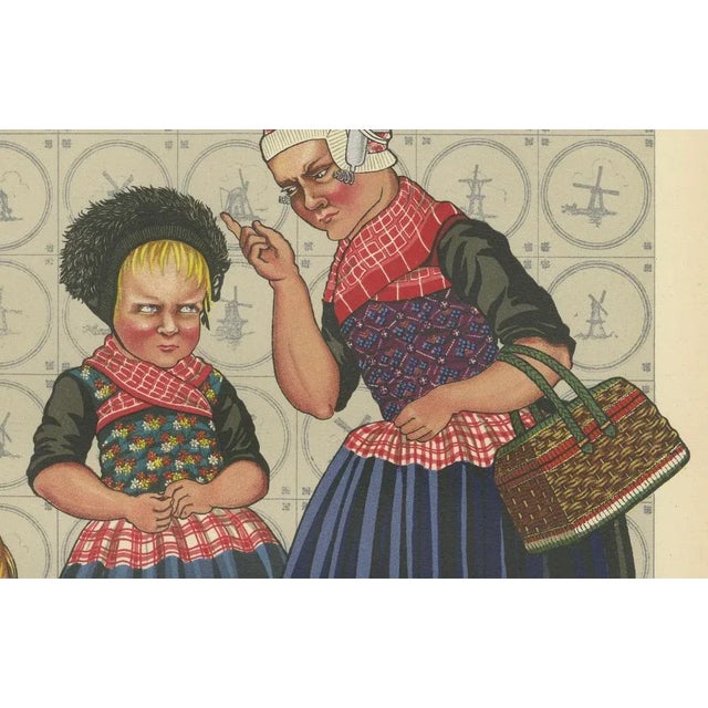 Gratiane de Gardilanne and Elizabeth Whitney Moffatt, Gelderland Costumes from Nunspeet and Hierden in Holland, 1932, Print For Sale - Image 4 of 10