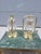 1930s Art Deco Table Lamps in Brass and Murano Glass, 1930, Set of 2 For Sale - Image 5 of 9