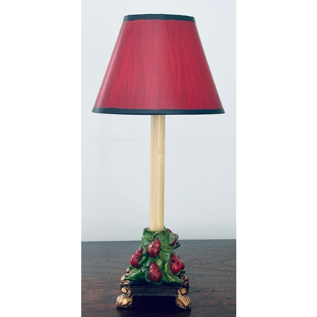 Plastic Whimsical Ladybug Lamp For Sale - Image 7 of 7