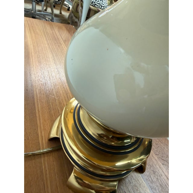 In the Style of Stiffel Table Lamp For Sale - Image 9 of 12