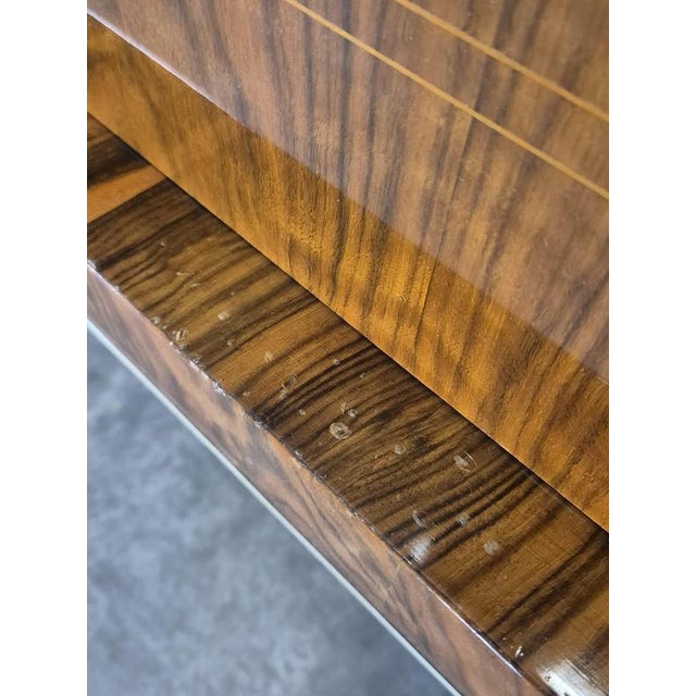 Sideboard in Varnished Burr Walnut with Central Bar, 1950s For Sale - Image 11 of 15