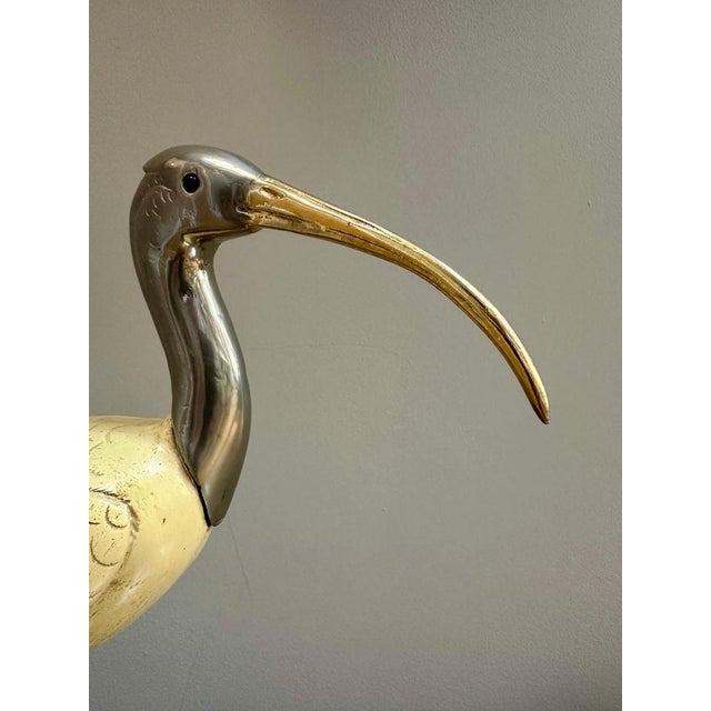 Vintage Ibis Bird Sculptures by Elli Malevolti, 1950, Set of 2 For Sale - Image 11 of 16